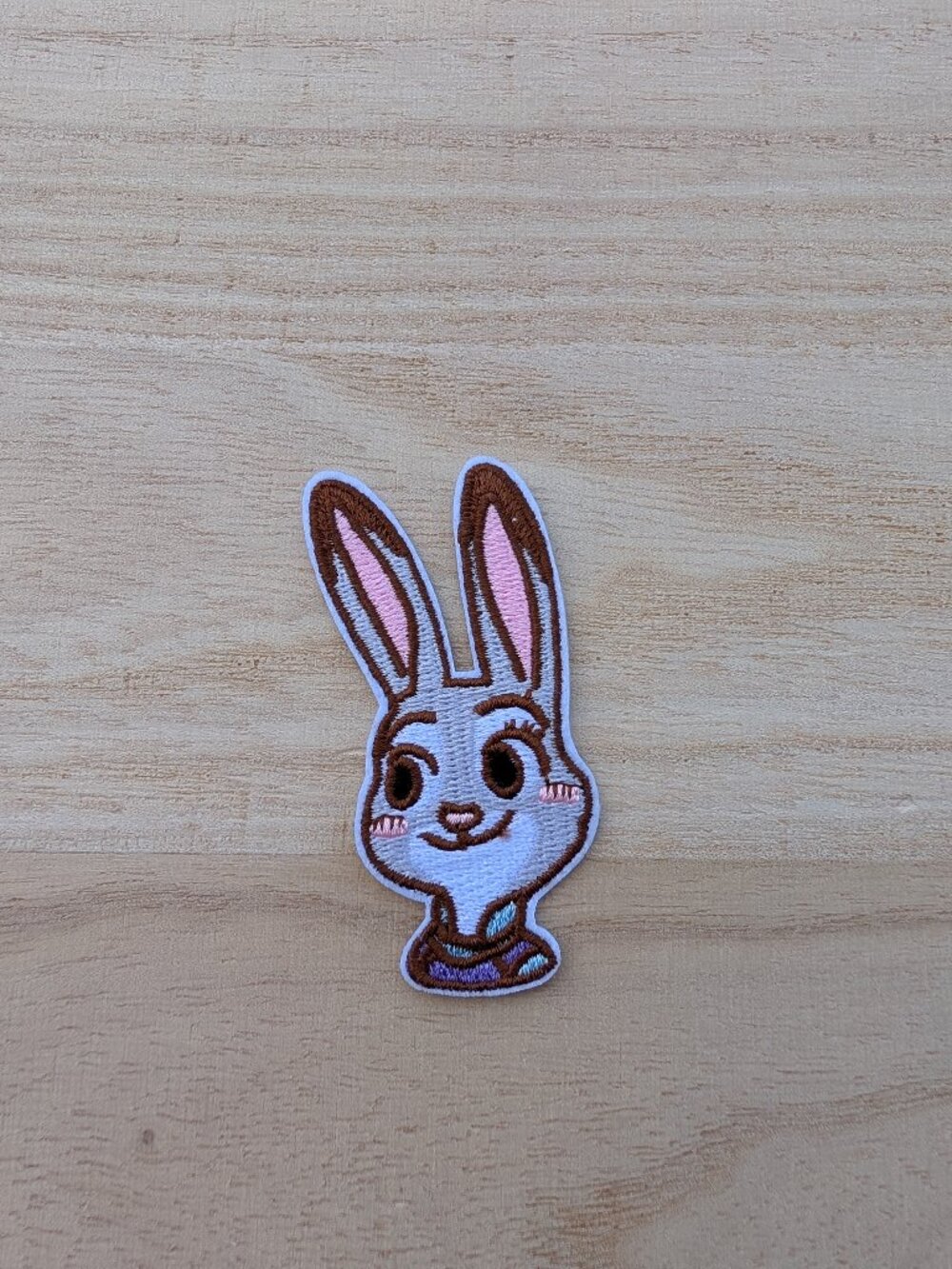Zooptopia Judy Hopps Embroidered Patch (new without tag) Adhesive & Iron-on
